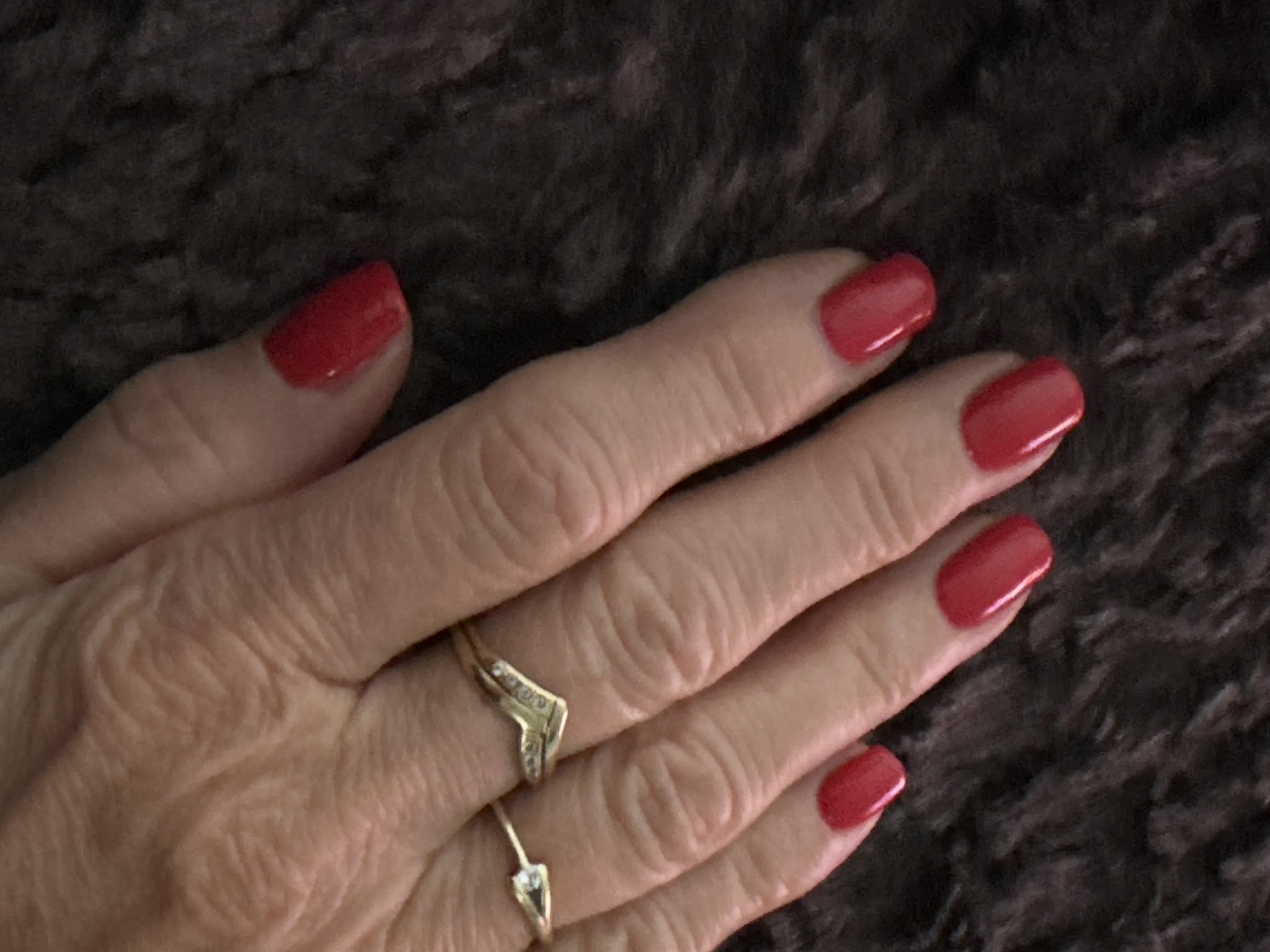 Rode nagels, foto van Helma Veldt